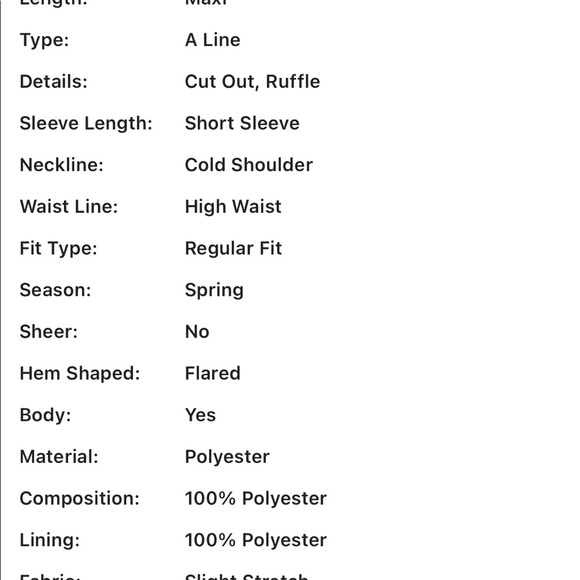 MAXI DRESS 👗 NWOT - Picture 6 of 7